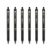 PLUS会员：PILOT 百乐 LFBK-23F 摩磨擦按动中性笔 0.7mm 6支装 黑色
