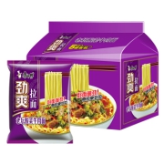 京喜APP：康师傅 劲爽系列 酸菜牛肉面 五连包