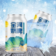 0点开始 19.8元6罐 金河奶啤300ml易拉罐装乳酸菌饮料发酵酸奶网红啤酒风味饮品
