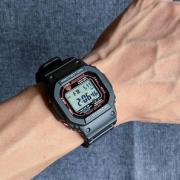 Casio 卡西欧 GWM5610-1 经典红圈 六局太阳能电波表