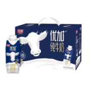 光明 优加3.8g纯牛奶250ml*10盒 7月批