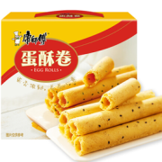 PLUS会员！康师傅 蛋酥卷鸡蛋卷 芝麻味 216g