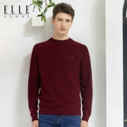 ELLE HOMME 男士 圆领100%羊毛衫 打底针织衫 3色