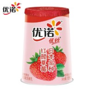 yoplait 优诺 优丝 草莓果粒风味发酵乳 135g*3盒