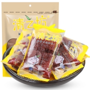 清之坊  优级原味猪肉脯 200g 独立小包 猪肉干 休闲食品 零食小吃 靖江特产小包猪肉脯