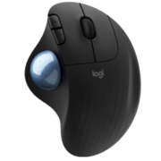 logitech 罗技 ERGO M575 2.4G蓝牙 双模无线鼠标 2000DPI 石墨黑