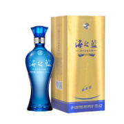 YANGHE 洋河 海之蓝 52度 绵柔型白酒 1000ml