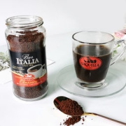 SAQUELLA 圣贵兰 意式经典中度烘焙无蔗糖速溶黑咖啡 100g 赠咖啡杯+勺子