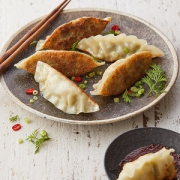 必品阁 王饺子 韩式速冻水饺组合 490g*6袋