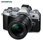 PLUS会员：OLYMPUS 奥林巴斯 OM-D E-M5 Mark III M4/3画幅 微单相机 银色 12-45mm F4 PRO 变焦镜头 单头套机