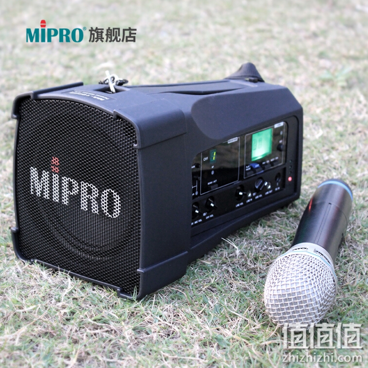 MIPRO 【旗舰店】咪宝MA-100SB无线蓝牙音响户外移动便携式小型音箱讲解喊话扩音器带话筒一体 配手持话筒（蓝牙版）