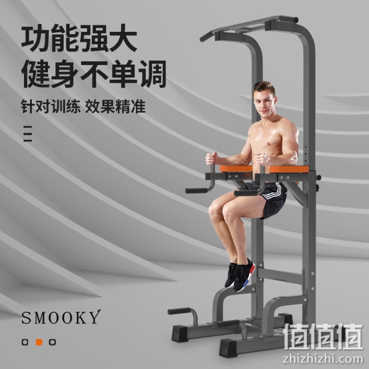 德国SMOOKY落地单杠家用室内引体向上器双杠架吊杠家庭运动健身器材 加强稳固/俯卧撑/带靠背