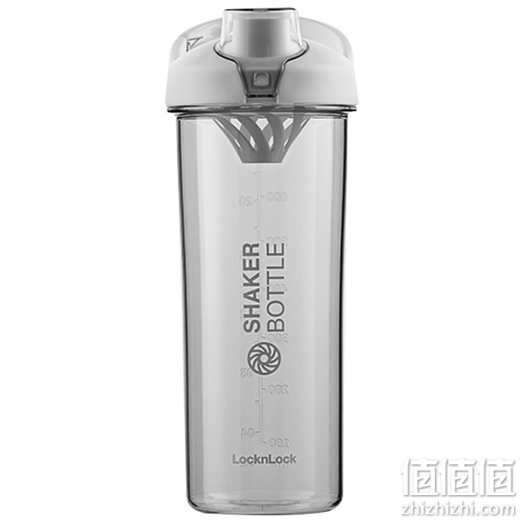 LOCK&LOCK 乐扣乐扣 Tritan摇摇杯随手塑料杯运动健身水壶茶水杯子850ML白色ABF774WHT