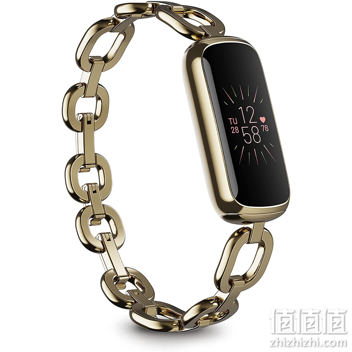 Fitbit Luxe 活动追踪器,电池续航时间长达 5 天,压力管理工具和活动区分钟