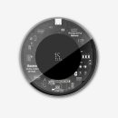 倍思 苹果13磁吸无线充电器 15W快充适用iPhone12/11/8plus手机耳机充电底座 磁吸无线充-透明