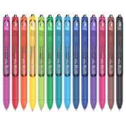 Paper Mate 缤乐美 P1 按动中性笔 14色 0.5mm 透明精装