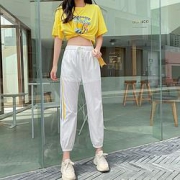 LaChapelle拉夏贝尔25162-12HD女士休闲束脚裤
