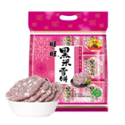 旺旺 黑米雪饼 原味 258g*3件+舌里荞麦面400g