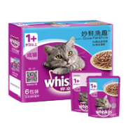 whiskas 伟嘉 成猫妙鲜包 85g*6