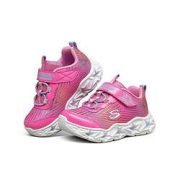SKECHERS斯凯奇女童星星图案魔术贴运动鞋