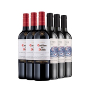 智利进口  红魔鬼 卡本妮苏维翁+马代苏赤霞珠红葡萄酒 750ml*6支装