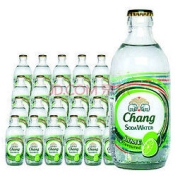 Chang 象牌 泰象苏打水饮料 青柠味 325ml*24瓶