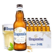 PLUS会员、临期品：Hoegaarden 福佳 白啤酒 330ml*12瓶