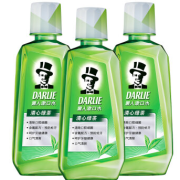 有券的上、限店铺新客：DARLIE 黑人 清心绿茶漱口水3支套装 1500ml