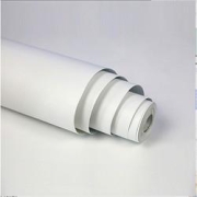 PLUS会员：墨斗鱼马卡龙自粘墙贴白色922610m长45cm宽