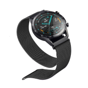 亿色(ESR)华为watch GT/GT2手表表带荣耀Magic2智能运动手表米兰尼斯精钢替换防水腕带-46mm通用金属磁吸搭扣