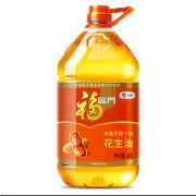 福临门 食用油 浓香压榨一级 花生油4L*6件