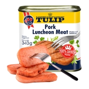 丹麦进口，Tulip 郁金香 经典午餐肉罐头 340gx5件