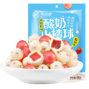 味滋源酸奶山楂球68g楂条片干糕巧克力豆零食