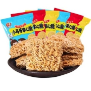 京东极速版、有券的上:小马哥 方便食品组合装 （掌心脆干脆面5包+大刀肉5包+手抓包1包）*3件