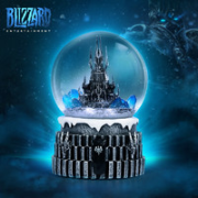 BLIZZARD 暴雪 周边魔兽世界冰冠堡垒微缩模型水晶球摆件