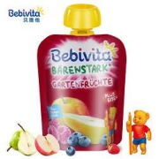 Bebivita贝唯他婴儿水果泥吸吸乐20袋