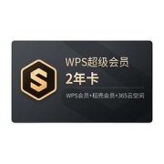 WPS金山软件超级会员2年卡744天