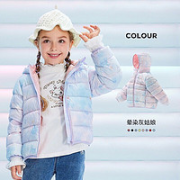 Disney 迪士尼 女童轻薄连帽羽绒服