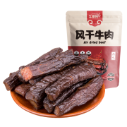 内蒙古特产牛哥乐手撕风干牛肉干每袋200g真空独立包装办公室零食肉干 手撕牛肉干辣味 1袋