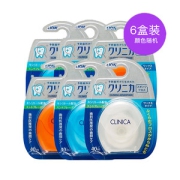 日本狮王 CLINICA 尼龙质遇水膨胀牙线 40m*6个
