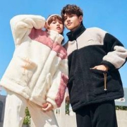 Semir 森马 情侣款仿羊羔绒外套 10D7821108208