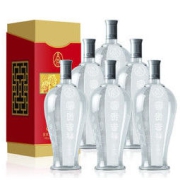 WULIANGYE 五粮液 股份 富贵吉祥牡丹 浓香型白酒礼盒装 整箱装 52度500ml*6瓶 高度纯粮食酒水 名酒礼品酒喜酒