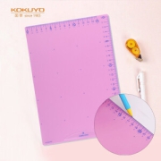 PLUS会员、亲子会员：KOKUYO 国誉 GY-GCG100P 带尺刻度垫板 B5 粉红
