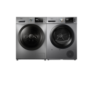 Midea 美的 MG100V70WD5 MH100-H1W 热泵洗烘套装 10公斤