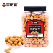 百历坚 鱼皮花生500g/罐