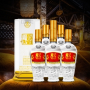 天猫超市 五粮液股份尊酒 52度纯粮浓香型白酒 500mlx6瓶
