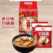 京东极速版、有券的上:农心方便面多口味组合10袋装（ 经典拉面8包+火锅面2包）