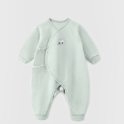 EMXEE 嫚熙 婴儿夹棉连体衣爬服