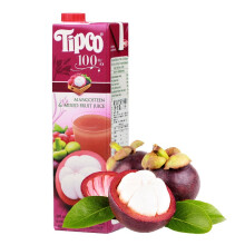 京东超市泰宝TIPCO NFC进口果汁饮料 100%山竹复合果汁1L