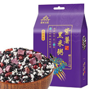 有券的上！柴火大院 紫薯黑米粥 1kg